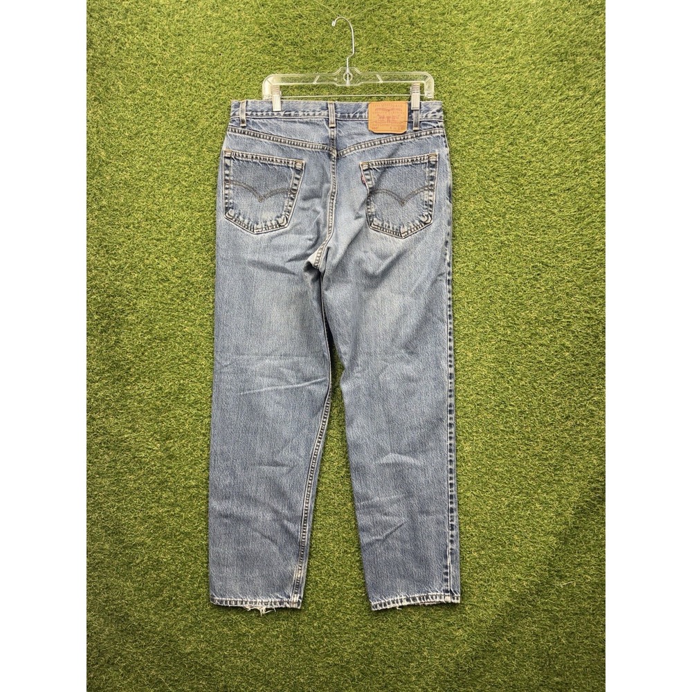 Vintage Levis 550 Jeans Mens 36x32 Blue Denim Relaxed Tapered Made in USA 90s